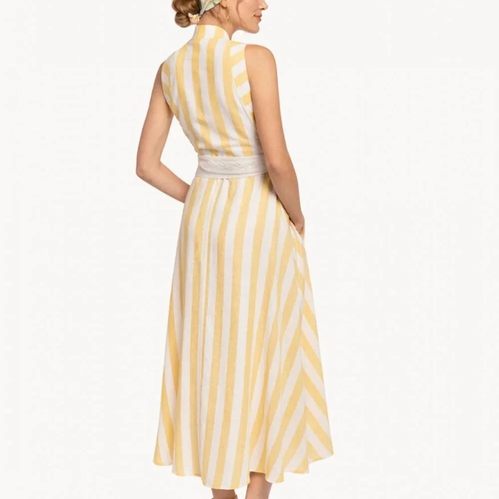 sleeveless Garden Wrap Dress - Picture 4 of 7
